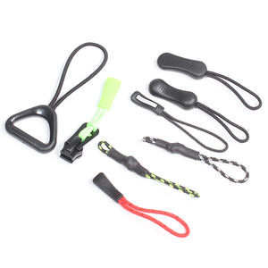 بالجملة شعار العلامة التجارية المخصصة PVC مثلث المنزلق البلاستيك سحاب مجتذب للحقائب جاكيتات المعاطف اكسسوارات الملابس - Product Image 5