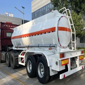 Alüminyum alaşımlı dizel benzinli benzinli yağ taşıma <span class=keywords><strong>tank</strong></span>ı yakıt tankeri  yarı römork - Product Image 2