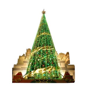 8m 9m 10m albero di natale gigante verde grande con luci forniture per decorazioni natalizie pohon natal-vecchio albero di natale - Product Image 2