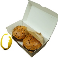 Emballage alimentaire à clapet personnalisé emballage alimentaire jetable de qualité alimentaire boîte à hamburger d'emballage Hot Dog