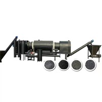 Four de carbonisation continu à vente directe d'usine pour la fabrication de biocharbon à partir de sciure de bois, coques de riz et noix de coco – Afrique du Sud