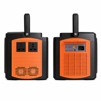 Générateur solaire portable Lezet 1152Wh, station d'alimentation AC 1200W max avec entrée solaire et port de charge pour véhicule