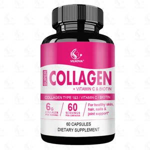 OEM <span class=keywords><strong>Meilleur</strong></span> <span class=keywords><strong>collagène</strong></span> de type 1 & 3 Vitamine C & Biotine <span class=keywords><strong>pour</strong></span> une peau saine, des cheveux, des ongles et des <span class=keywords><strong>articulations</strong></span> Dosage des comprimés de beauté - Product Image 1