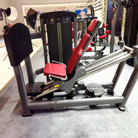 Machine de musculation pour les jambes à assise réglable, à charge par broches, pour usage commercial, en métal durable, pour la musculation des muscles des jambes en salle de sport