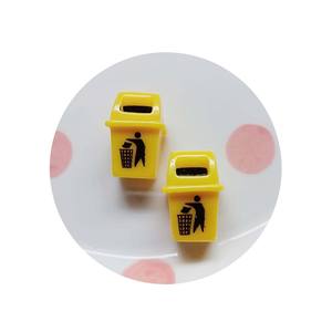 6 couleurs poubelle modèle mignon poubelle Miniature poubelle éducative pour enfants poubelle Figurine maison de poupée décoration - Product Image 3