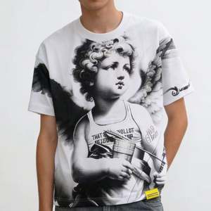 THAT'S <strong>T</strong> <strong>Shirts</strong> AWFUL Summer New Fashion <strong>Madonna</strong> Men's Hip Hop 100% Cotton 240g Short Sleeve Loose Fit Quick Dry Breathable - Product Image 1