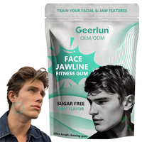 Geerlun OEM Chewing-gum ultra-résistant pour la mâchoire, renforce et affûte la mâchoire, 15 fois plus dur, sans sucre, marque privée