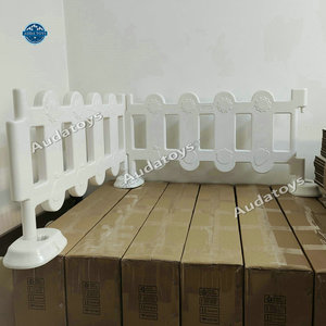 Grand parc pour enfants blanc Terrain <span class=keywords><strong>de</strong></span> jeu intérieur mobile avec portail Sécurité pour bébé Clôtures <span class=keywords><strong>de</strong></span> jardin en plastique souple - Product Image 6