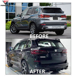Accessori per auto di produzione FW accessori per paraurti anteriore posteriore Spoiler Full Body Kit per <span class=keywords><strong>BMW</strong></span> <span class=keywords><strong>X5</strong></span> G05 19-22 a <span class=keywords><strong>X5</strong></span> Kit <span class=keywords><strong>nero</strong></span> - Product Image 4