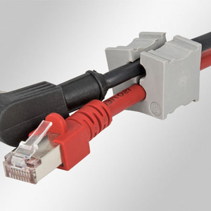 Grommet en caoutchouc flexible multi-spécial bibo SVLEC pour fils électriques, diamètres de câble de 1 à 8 mm, IP54, carré, gris - Product Image 1