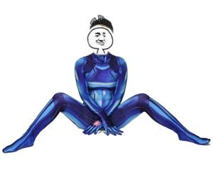 Ecowalson <span class=keywords><strong>Samus</strong></span> Aran Cosplay disfraz juego <span class=keywords><strong>Samus</strong></span> Zero Aran superhéroe disfraces Halloween fiesta Zentai mono adultos niños - Product Image 3