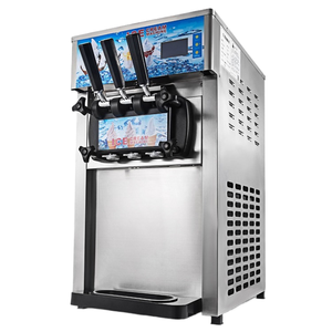 Machine à glaces molles commerciale 3 saveurs, machine à gelato et yaourt glacé pour café, restaurant, boutique - Product Image 1
