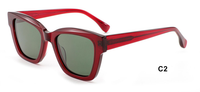 Lunettes de soleil rétro œil de chat en acétate, style décontracté haut de gamme, nouveau modèle, vente en gros d'usine