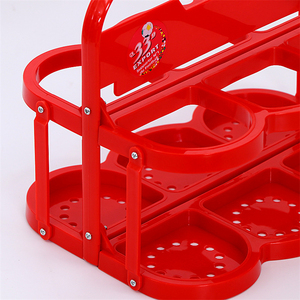Accesorios de plástico con logotipo personalizado, <span class=keywords><strong>6</strong></span> paquetes de botellas de agua, cerveza, vino y bebidas - Product Image 3