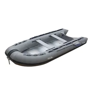 CE Approved 3.6m Welded Aluminum Floor pvc Inflatable boat Rescue Boats for Sale