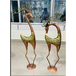 Artisanat métallique, décoration d'intérieur, décoration de table, objet décoratif, composants métalliques découpés et façonnés à la main, revêtement en poudre, art déco, Diwali - Product Image 1