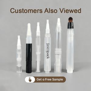 Lápiz Corrector Portátil Redondo y Colorido de 4 ml, Vacío, con Clic, Brillo Labial, Aceite, con Aplicador de Pincel - Product Image 6