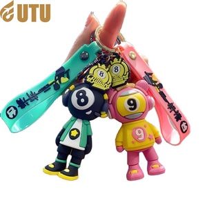 Sáng Tạo tinh tế bil-liard cặp vợ chồng bida Quà Tặng âm thanh nổi búp bê xe Mặt dây chuyền phim hoạt hì - Product Image 1