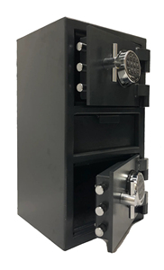 Nouvel arrivage serrure électronique à Double porte dépôt d'argent en sécurité numérique dépôt de dépôt d'argent avec <span class=keywords><strong>clé</strong></span> de sauvegarde - Product Image 2