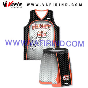 Uniformes de basket-ball personnalisés Uniformes de basket-ball respirants pour hommes Uniformes de basket-ball pour sublimation - Product Image 6