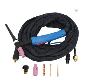 TIG Phụ Kiện Hàn Mỏ Hàn Làm Mát Bằng Khí WP17 Với Mỏ Hàn EURO Tig Argon - Product Image 1