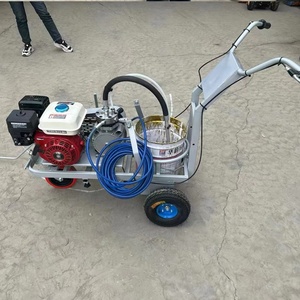 Đường Giao Thông Sơn Đi Xe Trên Giá Cả Hợp Lý Tay Đẩy Xăng Động Cơ Sơn Tước Máy Đường Đánh Dấu Máy - Product Image 2