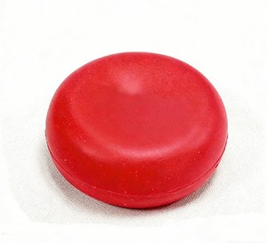 Balles en mousse PU rouges personnalisées avec impression de logo sur mesure, portables et compressibles pour le soulagement du stress - Product Image 4