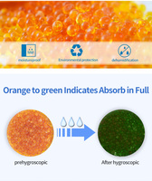 Gel de silice de haute qualité, indicateur de couleur orange, déshydratant 0,5g 1g 2g, gel de silice déshydratant de qualité médicale personnalisé