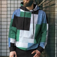 Sweat-shirt à capuche pour homme, coupe classique, avec poche kangourou, style streetwear décontracté, printemps, 100% polyester respirant
