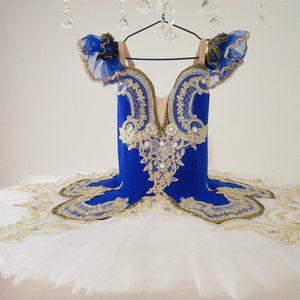 <span class=keywords><strong>Tutu</strong></span> de ballet professionnel pour filles, bleu et rose, style platine, robe de soirée pour ballerine, costume de danse pour femmes adultes, enfants et jeunes filles - Product Image 1