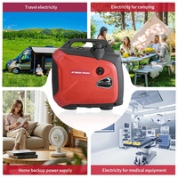 Générateur à essence 2 kW, petit format, inverseur silencieux, générateur à essence 1,8 kW, mini générateur portable à essence, certifié CE ISO