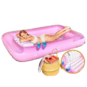 <span class=keywords><strong>Piscina</strong></span> gonfiabile Skimboard tappetino di acqua con Wrap Around corda cina <span class=keywords><strong>piscina</strong></span> gonfiabile galleggianti per bambini e adulti con cuscino - Product Image 3