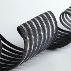 Bande élastique respirante personnalisée <span class=keywords><strong>pour</strong></span> soutien-gorge, bande élastique en <span class=keywords><strong>maille</strong></span> tricotée - Product Image 4