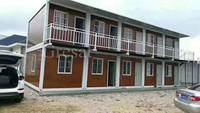 Casa contenedor plegable de 20 pies, juego de kit pequeño Modular hecho de grano de madera, casa contenedor de cabina, casa contenedor prefabricada