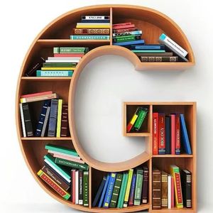 Chiquitos fabricante estantería creativa 3D letra alfabeto en forma de librería para niños Biblioteca <span class=keywords><strong>Centro</strong></span> de lectura guardería decoración del hogar - Product Image 2