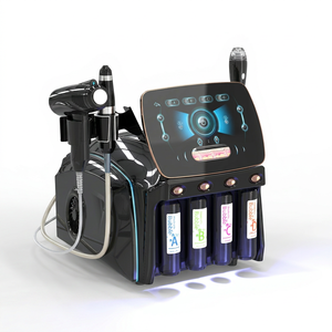 Appareil professionnel 3-en-1 à bulles pour nettoyage en profondeur des points noirs, machine de beauté faciale à double poignée pour rajeunissement de la peau - Product Image 1