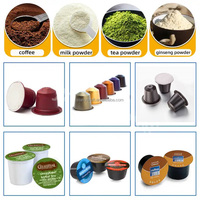 Café commercial industriel protéine de lait épices en poudre café K-cup Encapsulant remplissage scellage machine de capsulage