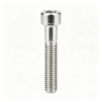 Vis à tête cylindrique hexagonale M2 en acier inoxydable 304 DIN 912 à filetage partiel pour machines