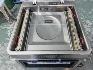 Máy đóng gói chân không buồng đơn dz400 nâng cấp mới điều khiển điện cho hàng dệt may hóa chất bán tự động - Product Image 4