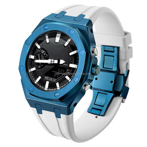 Bracelet de montre en silicone Ga-<span class=keywords><strong>2100</strong></span> modifié de luxe bleu ciel pour bandes Casiaok <span class=keywords><strong>G</strong></span> <span class=keywords><strong>Shock</strong></span> Ga2100 Ga <span class=keywords><strong>2100</strong></span> - Product Image 5