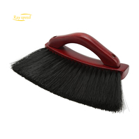 Brosse de billard Rayspeed Bourgogne avec poils de cheval mélangés pour le nettoyage des rails et des tables de snooker - Accessoires de billard