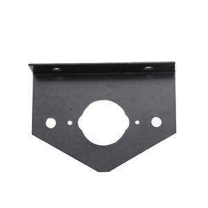 Conector de orificio de tornillo Chapado en negro de 12-24V de calidad Superior, piezas de acoplador de repuesto de remolque de acero nuevo, enchufe de plástico - Product Image 1