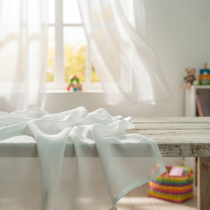 Tela de Chifón Tejida Transpirable 100% Algodón Teñido con Hilo, 2x2 Liso, Calidad Premium, Accesorios para Niños y Niñas, Blackout Dobby Rib - Product Image 3