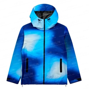 Fashion Designer Custom High Quality Windproof <b>Zip</b> <b>up</b> <b>Jackets</b> Nylon Lightweight Outdoor Waterproof Windbreaker <b>Jacket</b> - Product Image 2