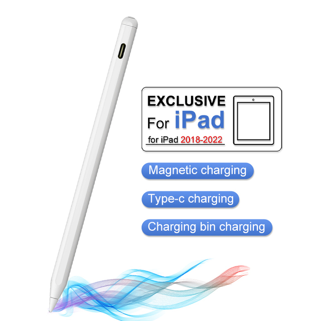 Wholesale Price Factory 2nd Generation Tablet Stylus Pen With Palm Rejection Tilt Wireless Charging Touch Stylus for Ipad