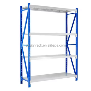 Scaffali Impilabili in Acciaio con Ripiani Regolabili, <span class=keywords><strong>Scaffalatura</strong></span> Robusta a 3 Livelli per Stoccaggio <span class=keywords><strong>Industriale</strong></span> - Product Image 3