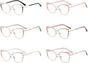 Montures optiques en gros, lunettes de haute qualité pour femmes, nouvelle mode 2024, monture en métal, lunettes photochromiques anti-lumière bleue - Product Image 3