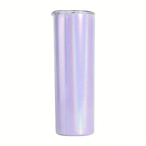 แก้วน้ำทรงตรงขนาด 600 มล. สีรุ้งวิบวับ พร้อมกลิตเตอร์ ขนาด 20 ออนซ์  ผนังด้านในสแตนเลส 304 ด้านนอกสแตนเลส 201 - Product Image 5