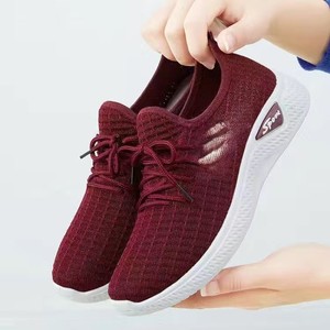 Nuevas zapatillas de deporte para mujer, calcetín personalizado transpirable barato, zapatos deportivos para caminar, zapatillas de deporte <span class=keywords><strong>con</strong></span> <span class=keywords><strong>cuña</strong></span> para mujer - Product Image 4