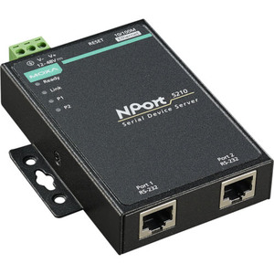 Servidor de Dispositivos Seriales Moxa NPort 5210, Puertos Ethernet 10/100M, RS-232, Módulo Ethernet Industrial, Módulo I/O Ethernet Industrial - Product Image 1